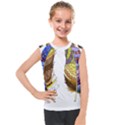 Feathers Design T- Shirtfeathers T- Shirt Kids  Mesh Tank Top View1