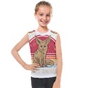 Fennec Fox T- Shirt Fennec Fox Is My Spirit Animal T- Shirt Kids  Mesh Tank Top View1