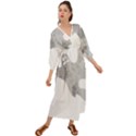 Ghost T- Shirt White Mottled Ghost T- Shirt Grecian Style  Maxi Dress View1