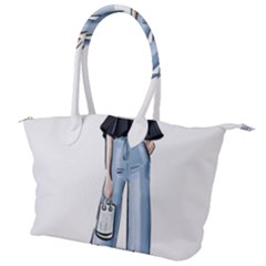 Let’s Go Canvas Shoulder Bag by SychEva