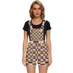 Lantern Chess Halloween Short Overalls by Pakjumat