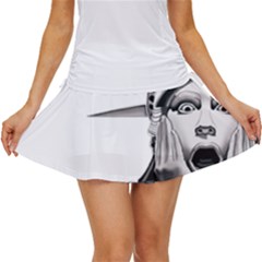 Funny Statue Of Liberty Parody Women s Skort by Sarkoni