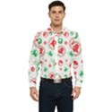 Merry Christmas Geometric Pattern Men s Long Sleeve  Shirt View1