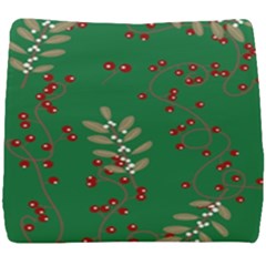 Christmas December Background Seat Cushion by uniart180623