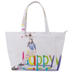 Happy Back Pocket Shoulder Bag  by SychEva