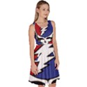 Grateful Dead Knee Length Skater Dress With Pockets View3