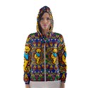 Grateful Dead Pattern Women s Hooded Windbreaker View1