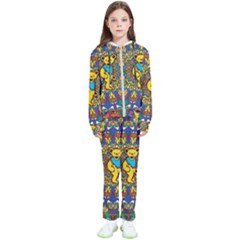 Grateful Dead Pattern Kids  Tracksuit by Sarkoni