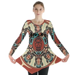 Grateful-dead-pacific-northwest-cover Long Sleeve Tunic  by Sarkoni