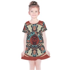 Grateful-dead-pacific-northwest-cover Kids  Simple Cotton Dress by Sarkoni