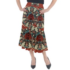 Grateful-dead-pacific-northwest-cover Midi Mermaid Skirt by Sarkoni