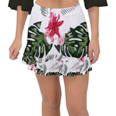 Hawaii T- Shirt Hawaii Blood Flower Garden T- Shirt Fishtail Mini Chiffon Skirt by EnriqueJohnson