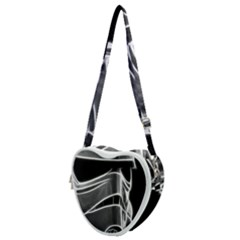 Stormtroopers Sci Fi Mask Heart Shoulder Bag by uniart180623