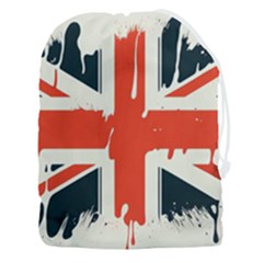 Union Jack England Uk United Kingdom London Drawstring Pouch (3xl) by uniart180623