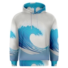 Wave Tsunami Tidal Wave Ocean Sea Water Men s Overhead Hoodie by uniart180623