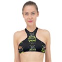 Beetles-insects-bugs- High Neck Bikini Top View1