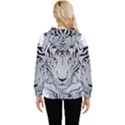 Tiger Head Women s Lightweight Drawstring Hoodie View4