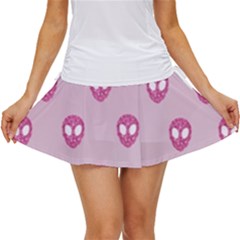 Alien Pattern Pink Women s Skort by Ket1n9