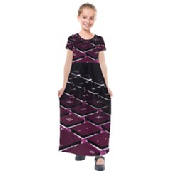 Computer Keyboard Kids  Short Sleeve Maxi Dress by Ket1n9