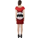 Funny Angry Short Sleeve Skater Dress View2