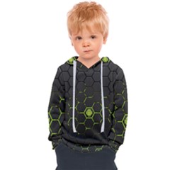 Green Android Honeycomb Gree Kids  Overhead Hoodie by Ket1n9