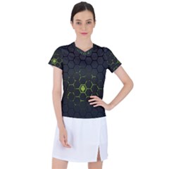 Green Android Honeycomb Gree Women s Sports Top by Ket1n9