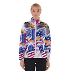 United States Of America Usa  Images Independence Day Women s Bomber Jacket by Ket1n9