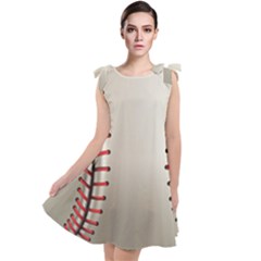 Baseball Tie Up Tunic Dress by Ket1n9