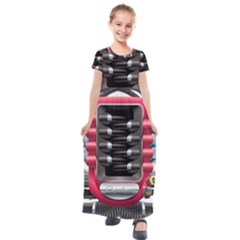 Car Engine Kids  Short Sleeve Maxi Dress by Ket1n9