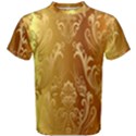 Golden Pattern Vintage Gradient Vector Men s Cotton T-Shirt View1