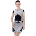 Soccer Ball Drawstring Hooded Dress View1