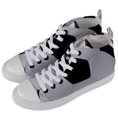 Soccer Ball Women s Mid-top Canvas Sneakers by Ket1n9