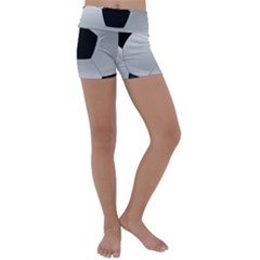 Soccer Ball Kids  Lightweight Velour Yoga Shorts by Ket1n9