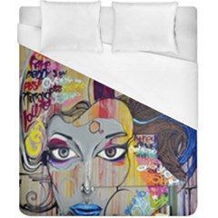 Graffiti-mural-street-art-painting Duvet Cover (california King Size) by Ket1n9