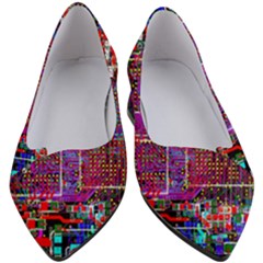 Technology Circuit Board Layout Pattern Women s Block Heels  by Ket1n9