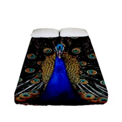 Peacock Fitted Sheet (full/ Double Size) by Ket1n9