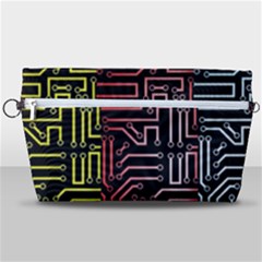 Circuit Board Seamless Patterns Set Handbag Organizer by Ket1n9