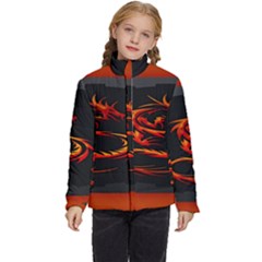 Dragon Kids  Puffer Bubble Jacket Coat by Ket1n9