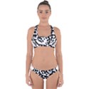 Ying Yang Tattoo Cross Back Hipster Bikini Set View1