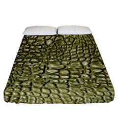 Aligator-skin Fitted Sheet (california King Size) by Ket1n9