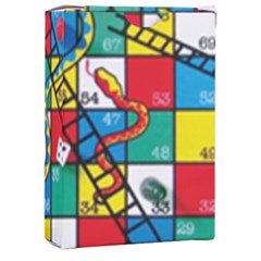 Snakes And Ladders Playing Cards Single Design (rectangle) With Custom Box by Ket1n9