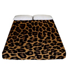 Tiger Skin Art Pattern Fitted Sheet (california King Size) by Ket1n9