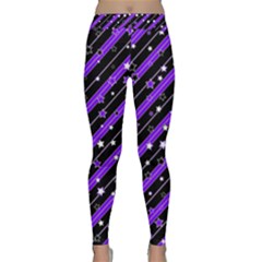 Christmas Paper Star Texture Classic Yoga Leggings by Ket1n9