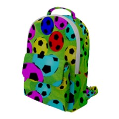 Balls Colors Flap Pocket Backpack (large) by Ket1n9