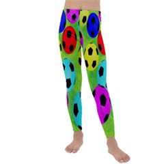 Balls Colors Kids  Lightweight Velour Leggings by Ket1n9