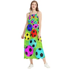 Balls Colors Boho Sleeveless Summer Dress by Ket1n9