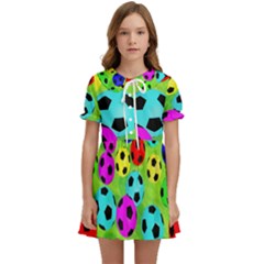 Balls Colors Kids  Sweet Collar Dress by Ket1n9