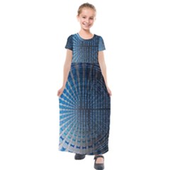 Data-computer-internet-online Kids  Short Sleeve Maxi Dress by Ket1n9