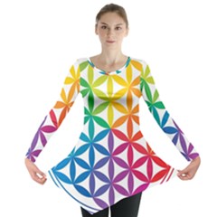 Heart Energy Medicine Long Sleeve Tunic  by Ket1n9