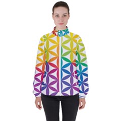 Heart Energy Medicine Women s High Neck Windbreaker by Ket1n9